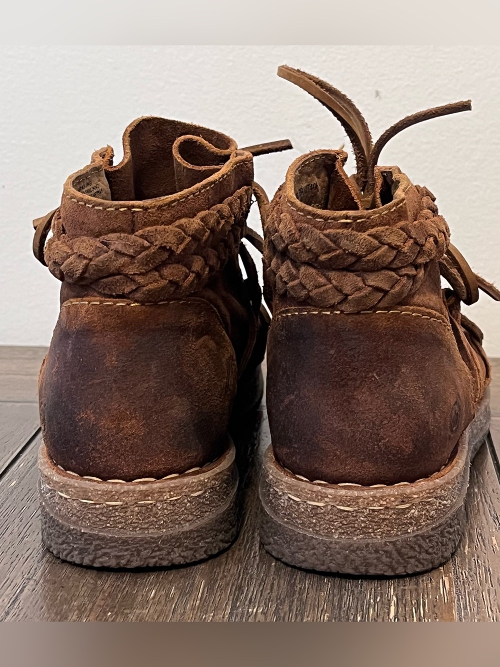 Born Temple II Glazed Ginger Ankle Boots Womens 6.5 - Picture 7 of 10